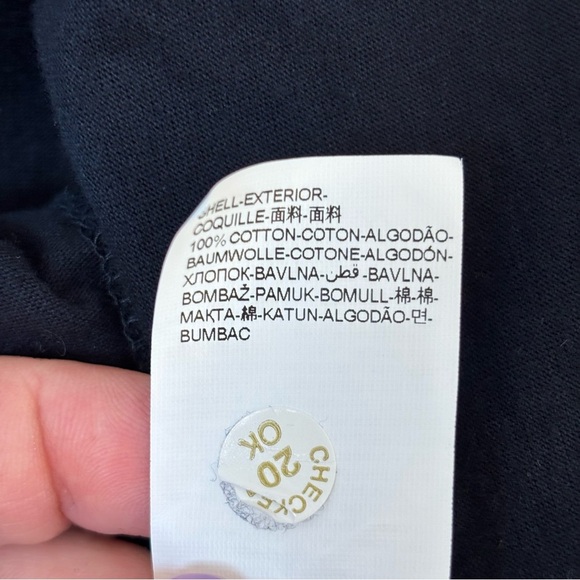 Desigual Y2K Sharkbite Hem Graphic Print Embellished Tunic Top Navy EU S US XS - Picture 11 of 11